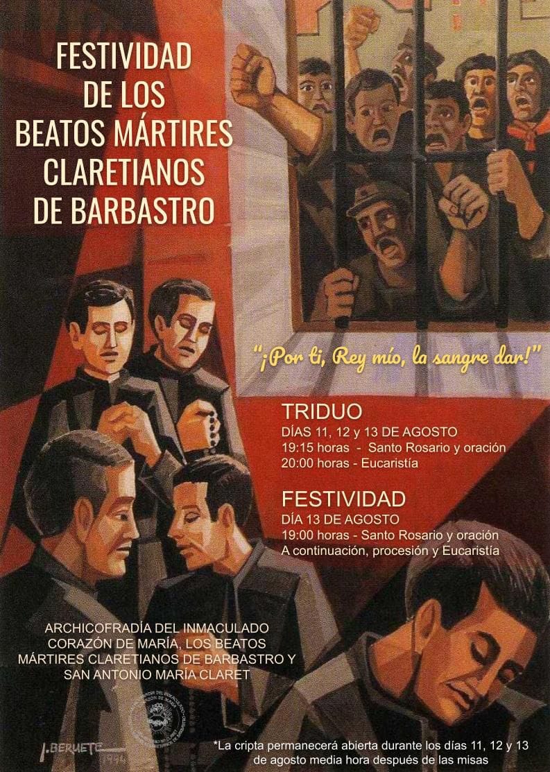 Festividad de los beatos mártires claretianos El Cruzado